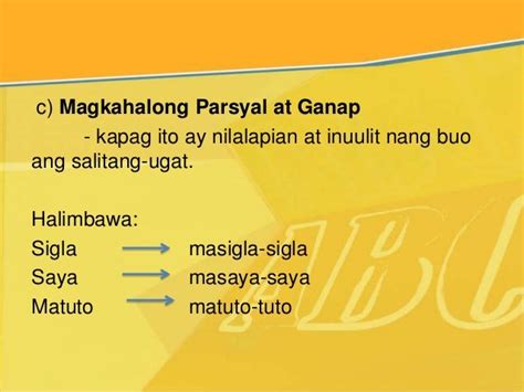 ganap na ganap meaning slang